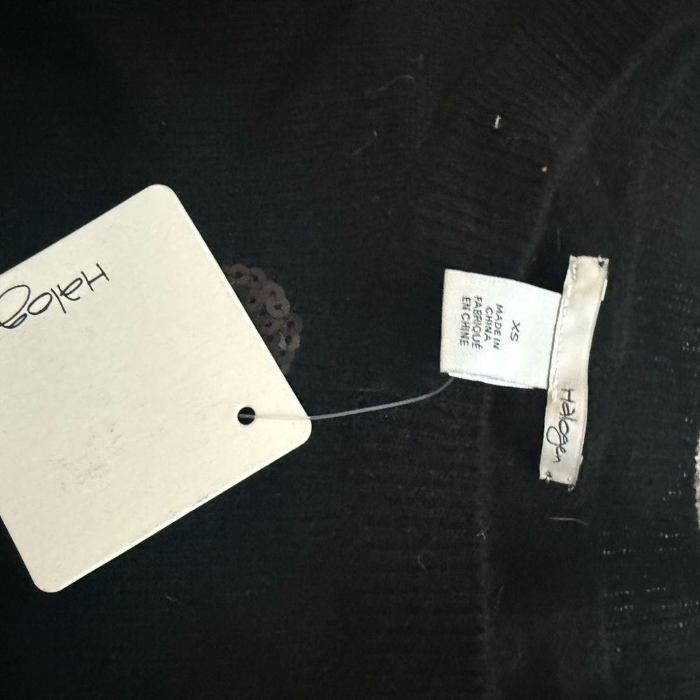 Halogen Black Knit with Silver Accents - Picture 2 of 4